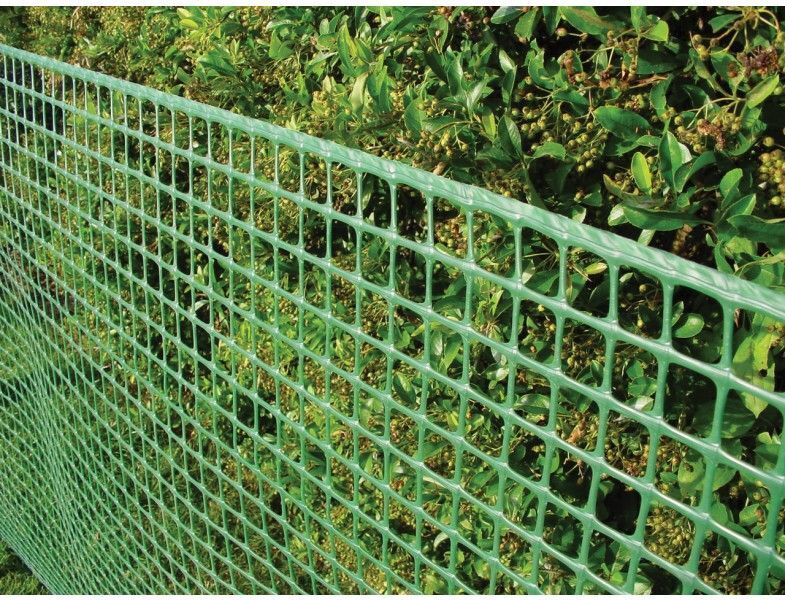 Пластиковая сетка на объекте