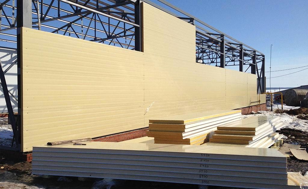 Профнастил на объекте