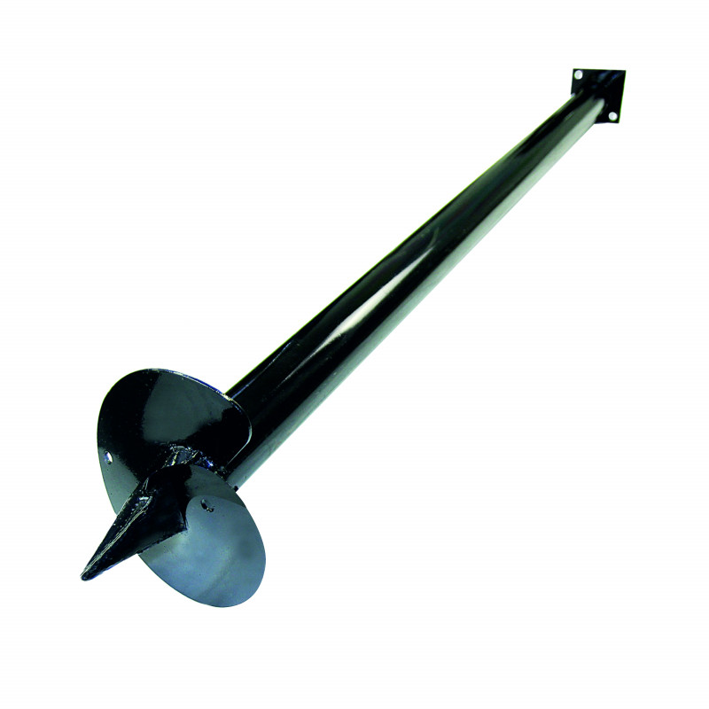 Иллюстрация: винтовые сваи для забора и легких конструкций