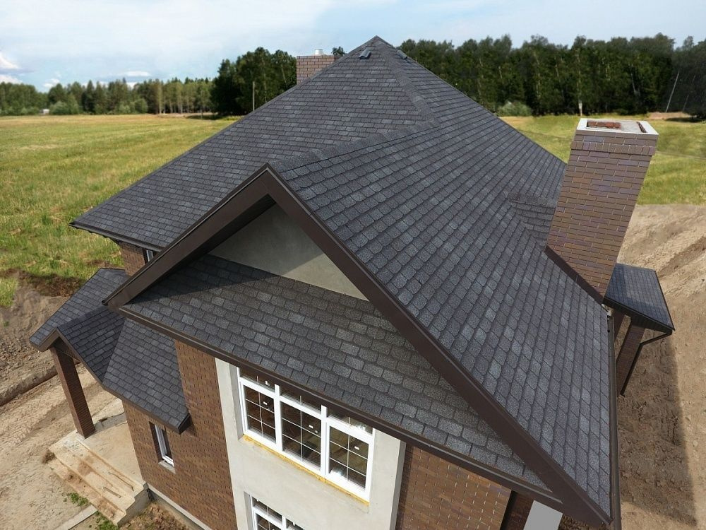 Мягкая кровля на частном доме