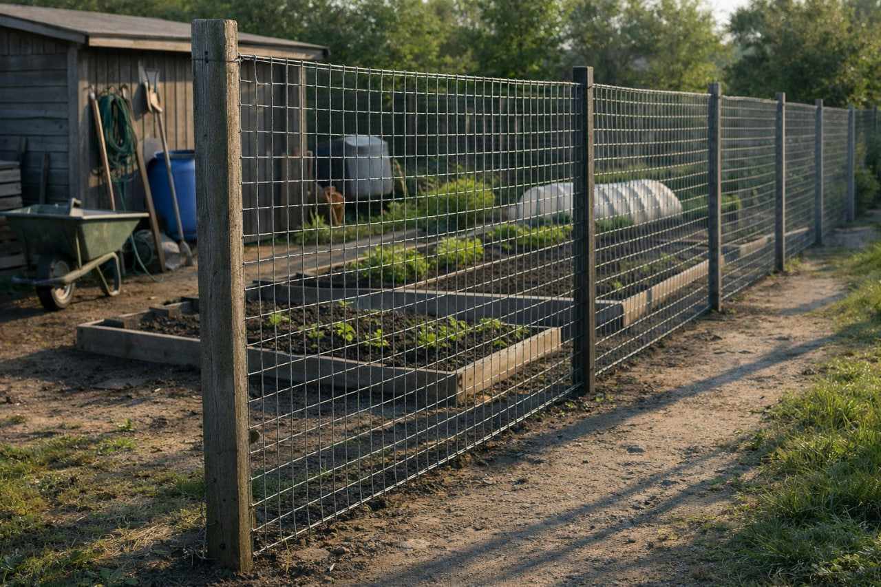 Тканая сетка для хозяйственных задач на участке