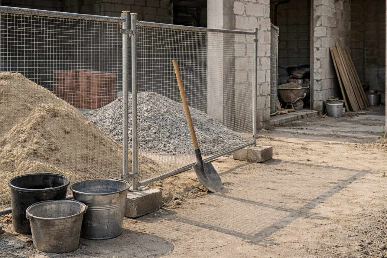 Тканая сетка для строительных работ