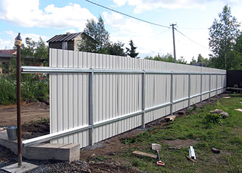 Профлист для забора складов и производств