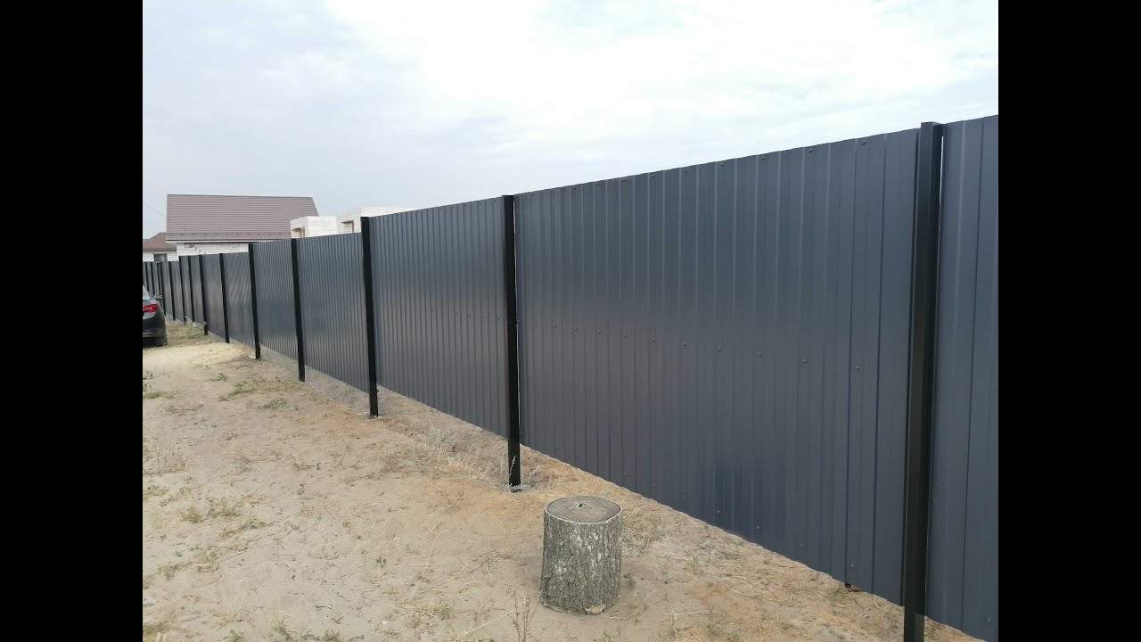 Профнастил С8 для частного забора