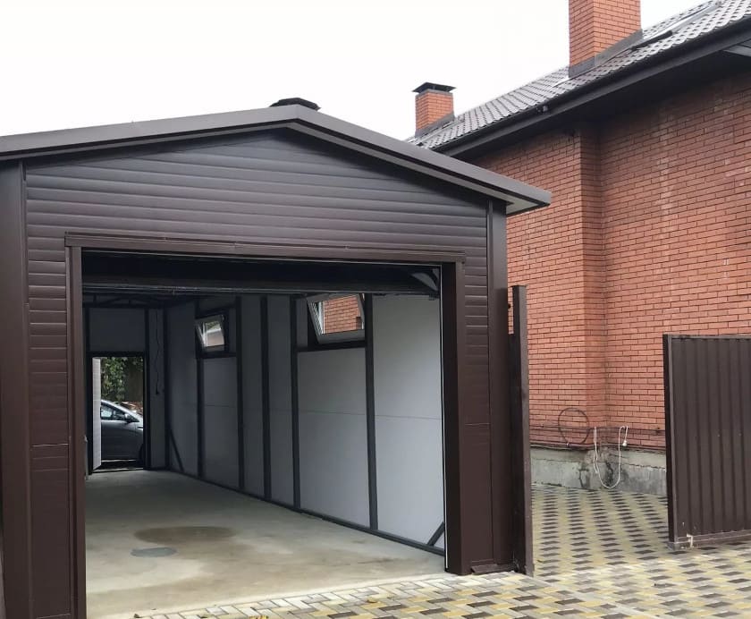 Индивидуальный гараж на 2 автомобиля