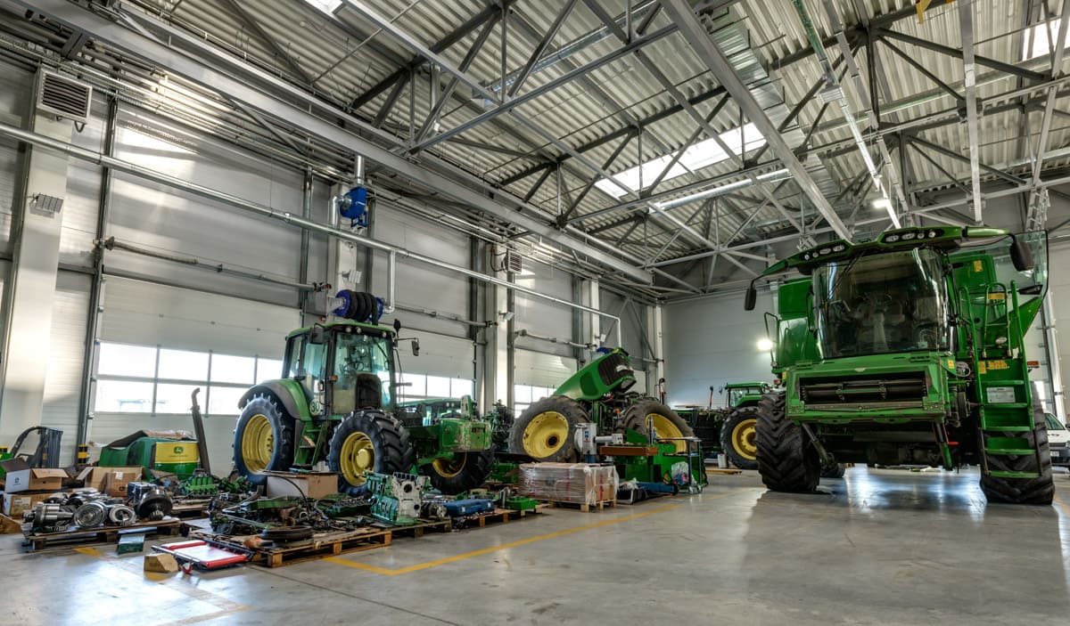 Цех ремонта сельхозтехники