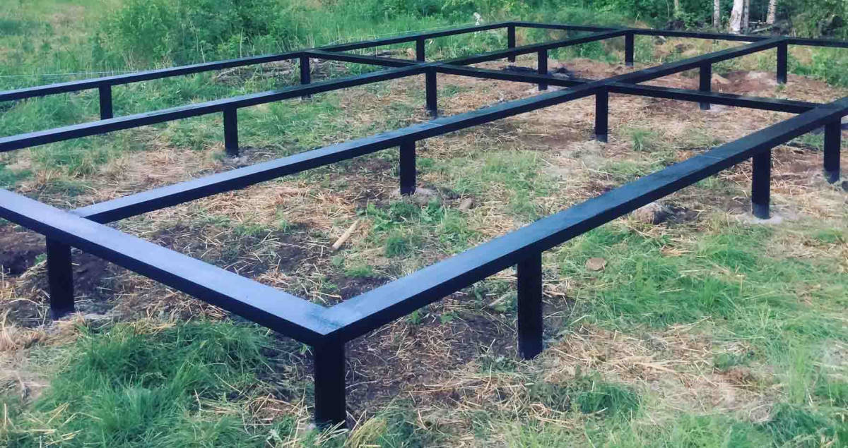 Винтовые сваи для коммерческой площадки