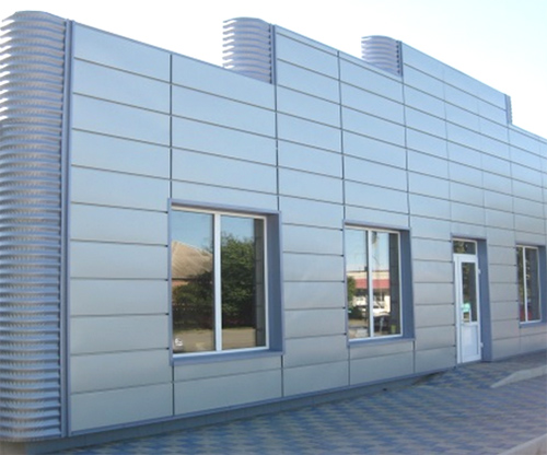 Стеновые сэндвич-панели 20 мм для павильона, цвет графит