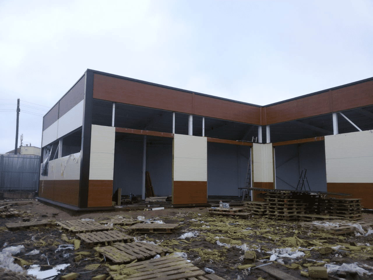 Профнастил Н57 в упаковке